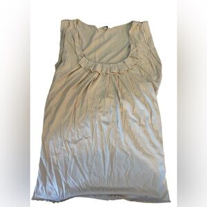 Wilfred Cream Ruffle Tank Top